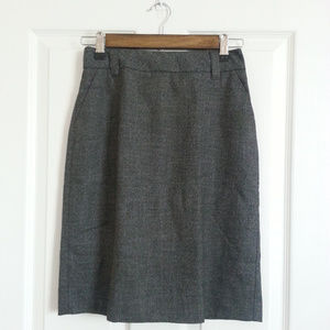 Banana Republic Gray Career Skirt size OP